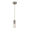 Pokojowa lampa wisząca DOUILLE-P-PN retro oprawka nikiel