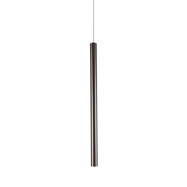 Wiszący zwis METALIC P0669 tytanowy tuba LED 1W 3000K do salonu