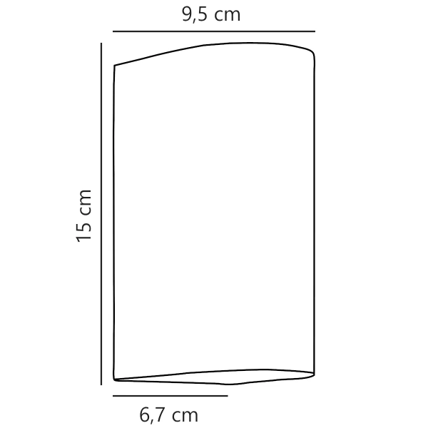 Elewacyjna lampa przed dom Asbol 84971003 LED 13,3W 3000K IP44 czarny