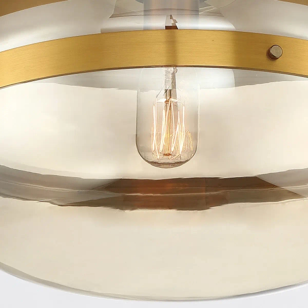 Sufitowa lampa do jadalni Nottingham QN-NOTTINGHAM-F-M-AB vintage mosiądz