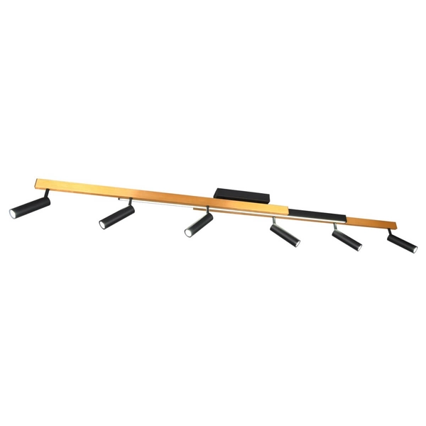 Lampa sufitowa ZENO 648310780 LED 18W+33W 2700-6500K złota czarna