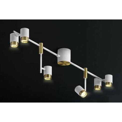 Nowoczesna lampa sufitowa CGLOOKRAILWH Copel białe tuby