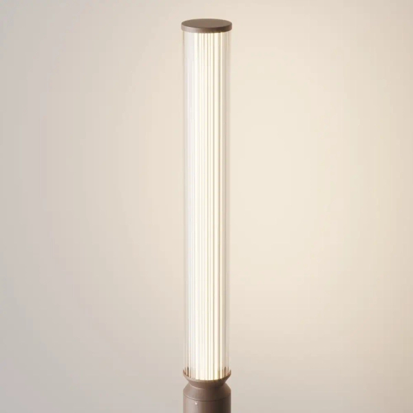 Zewnętrzny słupek ogrodowy Lit O593FL-L20BR3K LED 20W 3000K IP65 brązowy