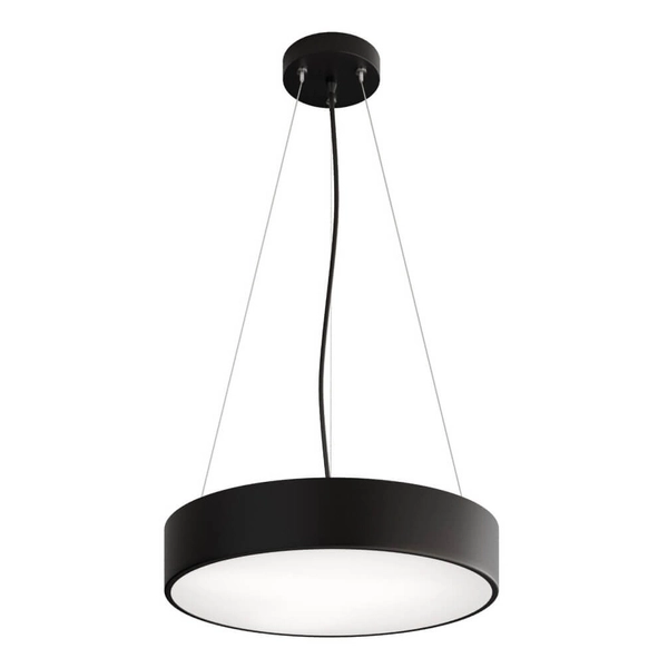 Wisząca lampa okrągła Cleo 137623690241 Team jadalniana nad stół czarna