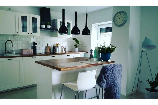 3-płomienna lampa wisząca Soul czarne łezki nad łóżko