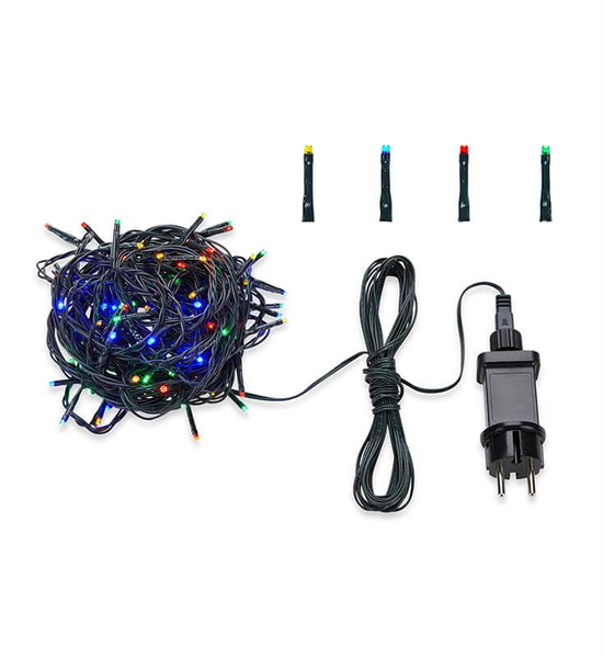 Choinkowe lampki dekoracyjne 1,7m 120 LED 3,6W multikolor