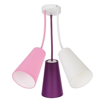 Lampa sufitowa dziecięca Wire 1711 TK Lighting na peszlu klosze wielokolorowa