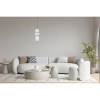 Jadalniana lampa wisząca kule Nico PND-8545-3-AB-WH LED 15W 3000K biała