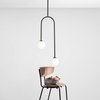 Salonowa lampa przysufitowa Nave 1088PL_H1 czarna biała