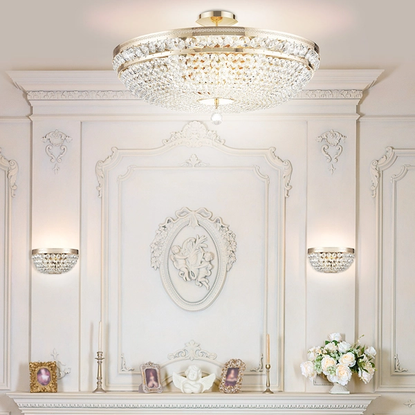 Kryształowa lampa sufitowa Ottilia DIA700-CL-12-G Maytoni złota