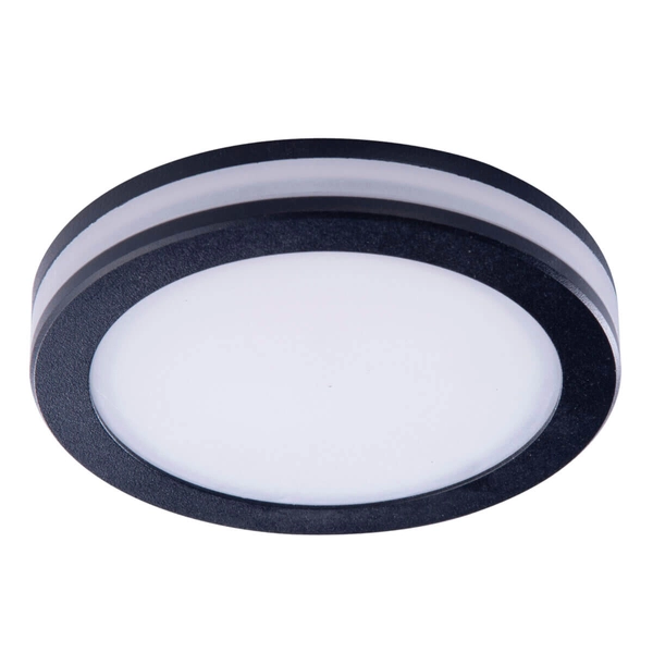 Łazienkowa lampa okrągła GALATA AZ4379 LED 9W 3000K IP44 wpuszczana czarny