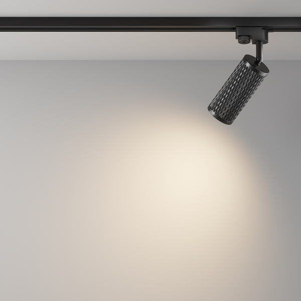Lampa szynowa Focus TR011-1-GU10-B 1-fazowa regulowana czarna