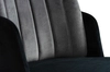 Tapicerowane krzesło MARCEL KH1201100124 czarne szare