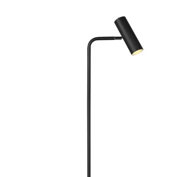 Podłogowa lampa MARLEY 412400132 czarna tuba z włącznikiem 151cm
