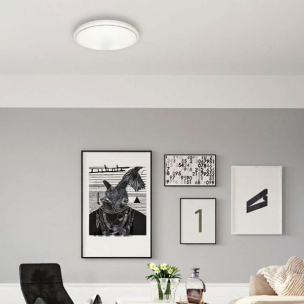 Plafon LAMPA sufitowa PEPE ML6066 Milagro metalowa OPRAWA okrągła LED 20W 4000K do łazienki IP44 biała