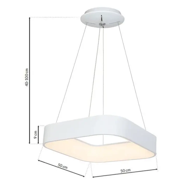 Pierścieniowa lampa wisząca ASTRO WHITE ML1853 LED 40W 4000K biały