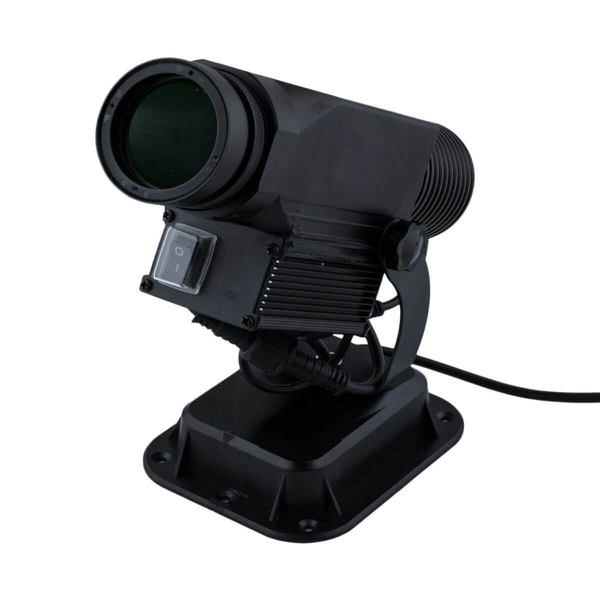 Obracany projektor rzutnik logo LOG15NOIP LED 15W IP65 zewnętrzny czarny