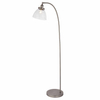 Pokojowa lampa podłogowa Hansen 91741 Endon srebrna przezroczysta