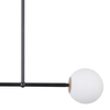 Sufitowa LAMPA industrialna GAMA 33192 Sigma metalowa OPRAWA kule balls natynkowe molekuły sticks loftowe czarne