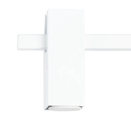 Nasufitowa lampa Top 41023 Sigma podwójna reflektorki biała