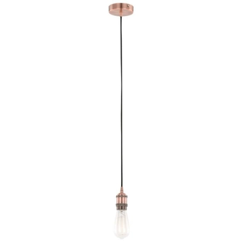 Loftowa lampa wisząca CLASSO DS-M-034 RED COPPER industrialna miedziany