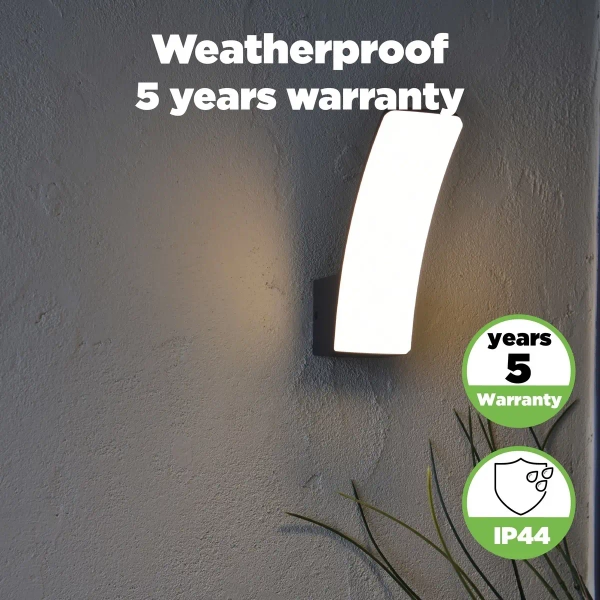 Kinkiet ścienny zewnętrzny KILO 5203901335 LED 11,5W 3000K IP44 szary