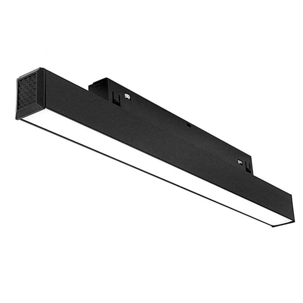 Lampa magnetyczna do sypialni 1144 Domeno LED 12W 2700-6000K listwa czarna