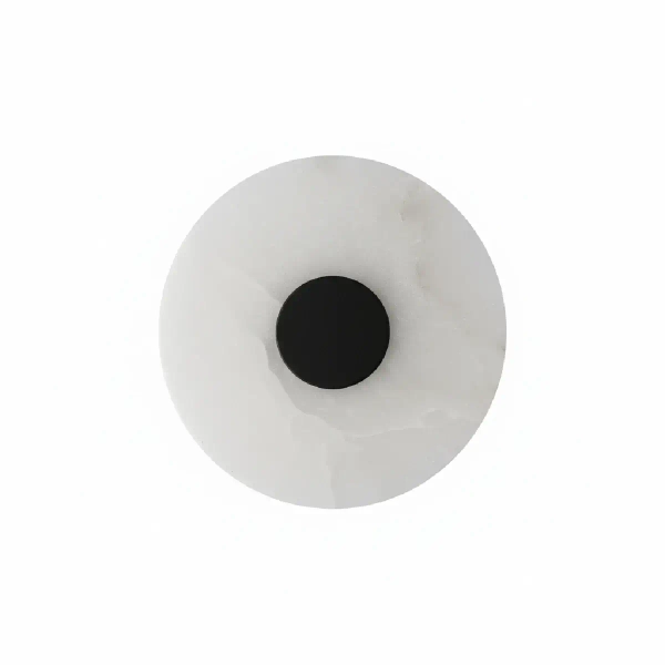 Ledowy kinkiet na ścianę Dalinia WL0114-BK LED 8W 3000K okrągły czarny