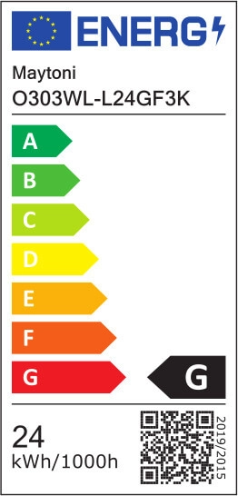 Elewacyjny kinkiet Shim O303WL-L24GF3K Maytoni LED 24W 3000K IP65 grafitowy