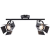 Metalowa lampa sufitowa Movie G08913/76 filmowe reflektory czarne matowe