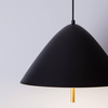 Wisząca lampa jadalniana CARAPARI LE44654 LED 17W 3000K czarna