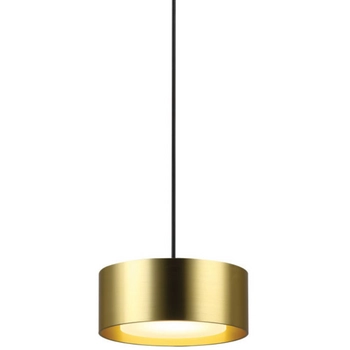 Salonowa lampa wisząca Braket 522901105 Elkim LED 6W 3000K metal złota