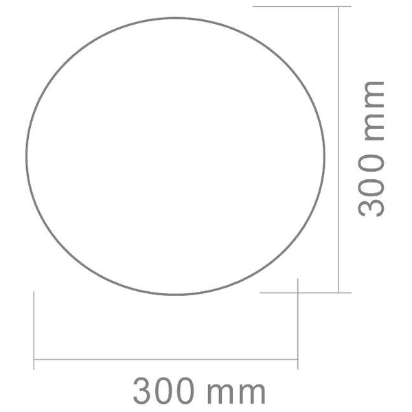 Plafon LAMPA sufitowa Palla 30 Orlicki Design szklana OPRAWA kula ball biała