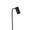 Stojąca lampa do sypialni Mono 7707 reflektorowa oprawa czarna