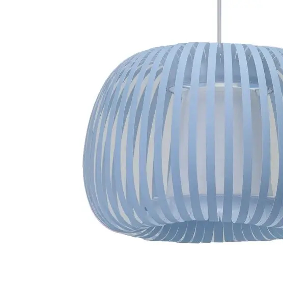Wisząca lampa nad wyspę AGORA AZ6642 do jadalni niebieska