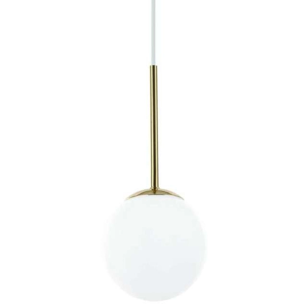 Okrągła LAMPA wisząca Bao I Gold IP44 Orlicki Design loftowa OPRAWA szklana kula ZWIS do łazienki ball IP44 złoty biały