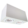 Plafon LAMPA sufitowa LYON 2 LP-5881/2SM WH Light prestige metalowa OPRAWA prostokątny downlight regulowany biały