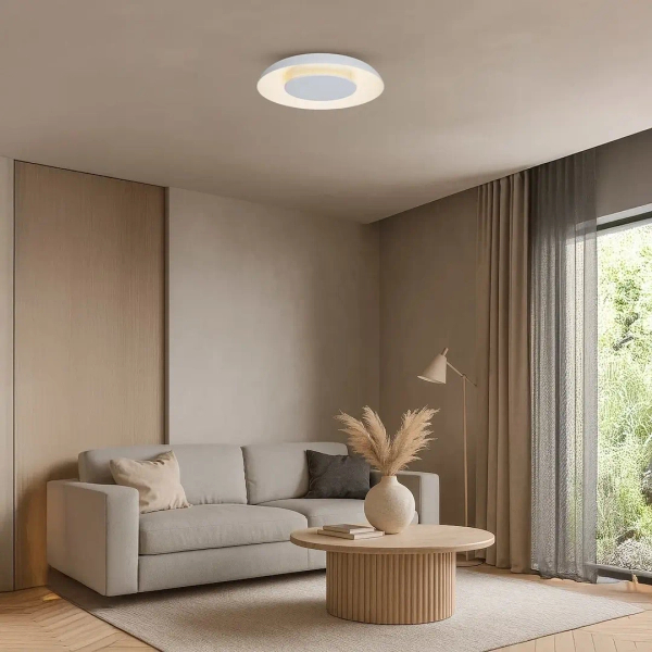 Ledowa lampa sufitowa Piattino ML1810 LED 30W 3000-6000K okrągły biały