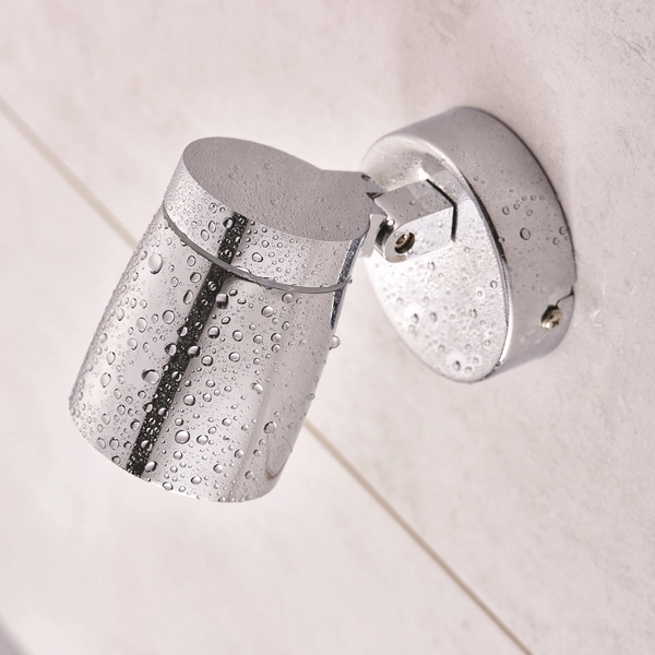 Spot sufitowy Knight 39166 Saxby reflektor regulowany IP44 chrom