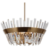 Sypialniana lampa zwisowa Altoya PND-22450-5A-HBR Italux kryształy mosiądz