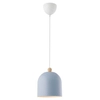 Wisząca lampa nad stół GASTON 2412653006 niebieski drewniany
