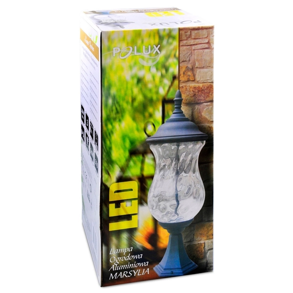 Stojąca lampka ogrodowa Marsylia 300874 LED 9W 3000K czarna