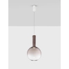 Szklana lampa sufitowa TORCENA LE45187 LED 8W 3000K brązowy