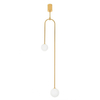 Lampa wisząca Low MSE010100288 balls do salonu białe złote