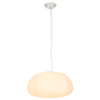 Wisząca lampa LUCIDUM FLAT ST-8718 Step jadalniana szkło mleczne akryl biała