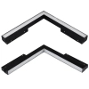 Szynowa oprawa Magneto Abigali LWQ-M09 LED 24W l-kształtna czarna 