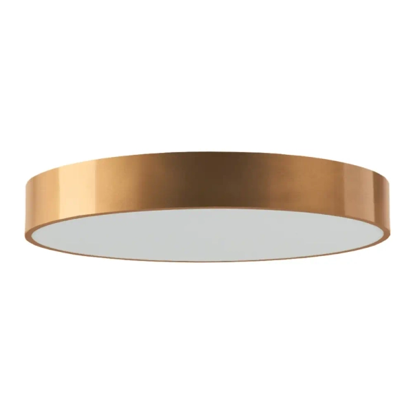 Salonowa lampa sufitowa okrągła Kengo 1408 metalowa złota