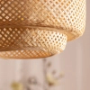 Salonowa lampa zwis Boho ABR-LW17-BH-E27 Abruzzo bambus beżowa