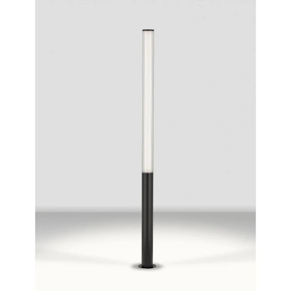 Zewnętrzna lampa stojąca MONSECA LE75104 LED 43W 3000K tuba IP65 czarna
