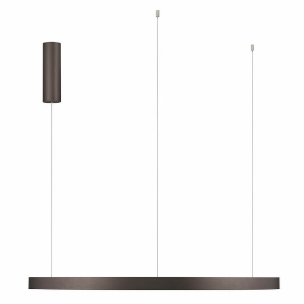 Okrągła lampa wisząca BARI LE44320 LED 106W 3000K ring brązowa